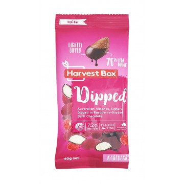 Almond Dipped Raspberry & Dark Chocolate Almond Chocolate (10 Packets)