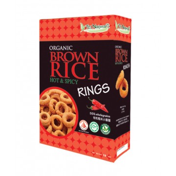 Organic Brown Rice Rings Hot & Spicy