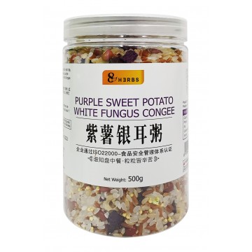 Purple Sweet Potato with White Fungus Congee